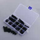 Alloy Steel Socket Cap Screws M6 Hex Head Bolt Nuts Assortment Kit with Box