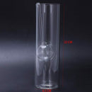 Glass Oil Lamp Candlelight Dinner Candle Holders Transparent Cylinder Hook  S1K5