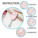 Safe Sound Personal Alarm Siren Song USB Charging Personal Alarm 130Db SecurG3L4