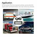 10X Amber/White Car 12 Led Emergency Warning Flash Strobe Light Kit Bar Tru