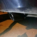 Stainless Steel Car Accessories Rear Bend Exhaust Pipe 62mm Muffler Tail M3D8