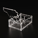 Transparent Clear Case Enclosure Box+Cooling Fan Raspberry Pi 2 Mo 3C