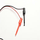 Banana Plug To Test Hook Clip Probe Lead Cable For Multimeter 2pcs RP JR