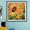 5D DIY Full Drill Diamond Painting Sunflower Cross Stitch Embroidery Craft