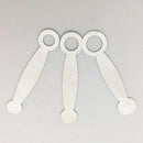 Stainless Steel Flute Pads Repair Kits for Adjusting Flute Woodwind Instrument