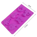 Silicone Mold Series Cake Mould Snowman Santa Handmade Soap Molds Wax MouldSEAU
