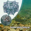 8 Sides 16 Holes Automatic Fishing Net NylonÃ‚Â Crab Fish Trap ShrimpÃ‚Â Cage (F) A