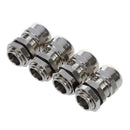4 pcs PG 7 3-6.5 mm dia wire metal waterproof connector cable gland connect N3Y1