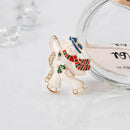 Christmas Skating Brooch Corsage Gifts Banquet Pins Decorations Badge New Y Q7E4
