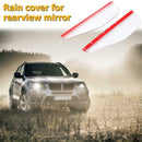 2pcs Car Rear View Side Mirror Protector Rain Sun Visors Shade Universal