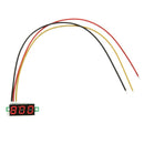 0.28in Mini DC 0- 100V 3-Wire Voltmeter LED Display Digital Panel Meter (1)