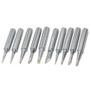 10pcs 900M-T Soldering Iron Tip for 933 376 907 913 951 898D 852D+ Soldering f
