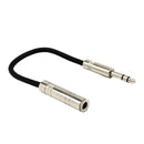 6.35mm 1/4 inch Male to 6.35mm 1/4 inch Female Audio Jack Adapter