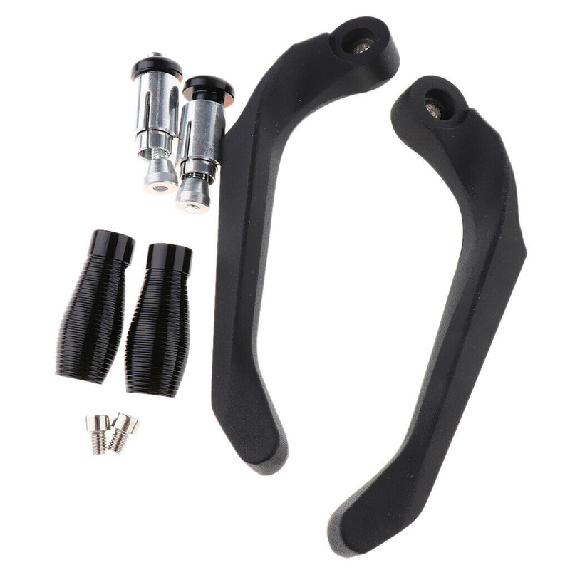 Motorcycle Telescopic Brake Clutch Levers for Yamaha R3 R25 YZF R1 R6 Black