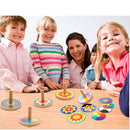 Wooden Classic Spinning Top Gyro Children Kids Developmental Gifts New ÃŽÂ¸uTEUS