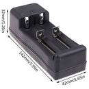 1 Pcs 3.7V Universal Dual Battery Charger For 18650 14500 Rechargeable Li-ion BX