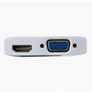 Aluminum Multi-Function Thunderbolt Mini Displayport 1.2 to MI 4K& VGA Co L5B5