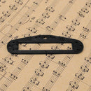 3pcs Black Plastic Small Dual Track Electric Guitar Pickup Baseplates