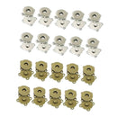 40x Metal  Button Clasp Snaps 14mm for Crafting Knitting Clothes