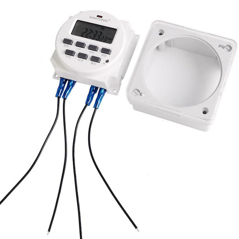 7 Days Programmable Timer Switch Weekly Digital Countdown Relay (200-250V)