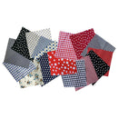 16x Mixed Cotton Patchworks Fabrics Sewing Cloth Patches for DIY Kimono Bags