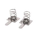 100 Pcs Metal Battery Spring Plate Set for AA AAA Positive Negative Contact New