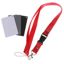3 In 1 White Black 18% Gray Color Balance Cards Digital Grey Card & Neck Str3C