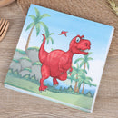20pcs Dinosaur theme paper napkins disposable napkins for kids birthday decorJ%o