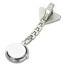Light Blue Nurse Brooch Fob Tunic Pocket Watch
