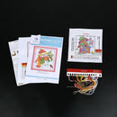 1 set Printed Christmas snowman 11 CT DIY needle and thread Cross Stitch we N8T4
