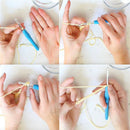 8pcs Crochet Hook Aluminum Knitting Needles Weave Craft Yarn Crochet Nee  Jf Gw