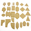 27 Set DIY Tool Kit Stencils Quilting Cloth Acrylic Ruler Patchwork Templates