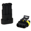 10 Kit 3 Pin Way Waterproof Electrical Wire Connector Plug