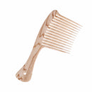 Plastic Wide Tooth Comb Natural Wood Massage Beauty Hair Care Salon HairdressJR