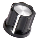 10 Pieces Electric Guitar Bass Plastic&Aluminum Sheet Control Knob Buttons