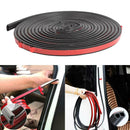 5m B Shape Car Door Seal Strip Weatherstrip Noise Insulation Rubber Seal