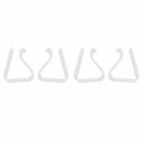 4 Pcs Home Party Clear Plastic 20mm-35mm Desk Table Cloth Clips E8N5