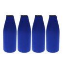 4pcs Beer Bottle Coolers With Zipper Insulators Chilling Sleeves Holder Wrap