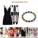 Unisex Magnetic Bracelet Beads Hematite Stone for Therapy Health Care Hemat T4O8