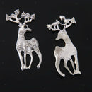 10Pcs Wholesale Alloy Reindeer Scrapbooking Christmas Craft Embellishments