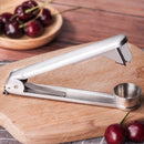 Stainless Steel  Core Remover Manual Squeeze Cherry Pitters Kitchen Gadget