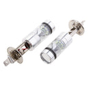 2 Pieces High Power 100W H1 20SMD Led Fog Light Driving Bulbs 8000K Ice Blue for