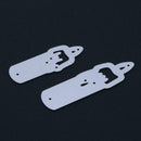 2pcs Christmas Candle DIY Metal Stencil Scrapbook Emboss Cutting Dies Decor