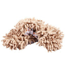 Microfiber Elastic Cuff Cleaning Mop Slipper Cover Pair Khaki P1N7