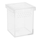 Acrylic Clear Insect Reptile Breeding Feeding Box - Ventilated