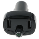 Bluetooth Car Kit MP3 Player FM Transmitter Radio Adapter Dual USB Black