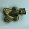 4-Head Brass 1/2" DN15 Garden Watering Agriculture Spray Nozzle Sprinkler