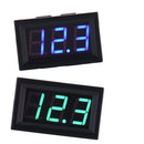 2 Pcs Car Motor 0.56'' LED Digital Volt Meter Voltage Voltmeter DC5-120V