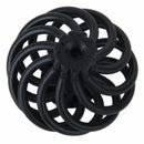 6 x Handle Drawer Knob / Wardrobe Door with Spiral Cage Design Diameter 3,4