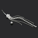 1x Stainless Steel Tassel Chain Dangle Navel Belly Button Curved Barbel YUE
